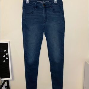 American Eagle Super Skinny Hi Rise Long Jeggings